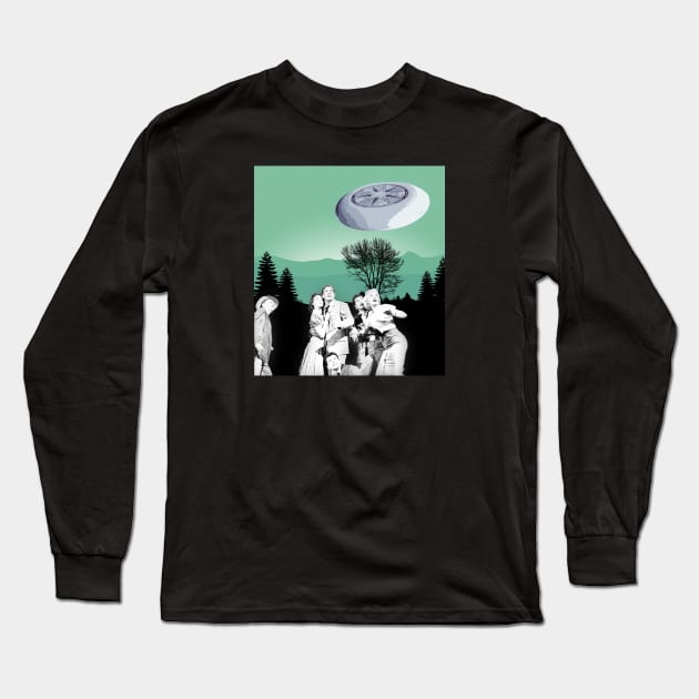 Outerspace - disc #c001 Long Sleeve T-Shirt by graphicmagic
